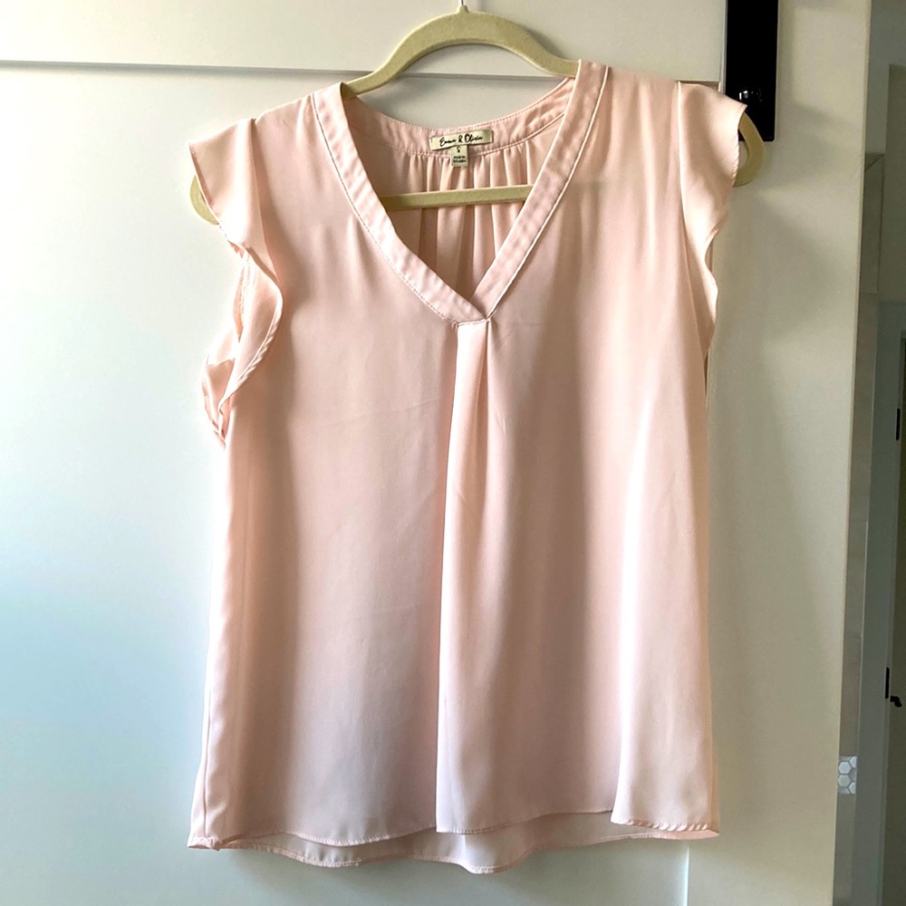 Blush pink top